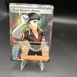 Team Rocket's Proton 227/182-Pokemon TCG-Destined Rivals-Ultra Rare Holo-NM - Image 1