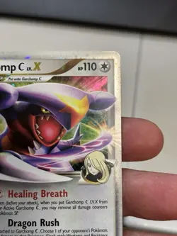 Pokemon TCG Garchomp C LV.X Promo Reverse Holo Diamond and Pearl Promo DP46 LP - Image 5