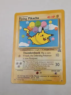 Pokemon TCG Flying Pikachu 25/53 Wotc Promo - Image 1