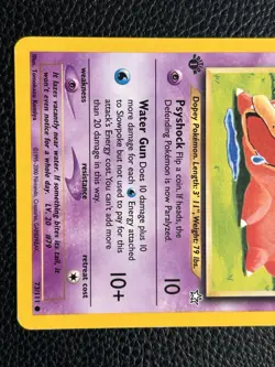 Pokemon Slowpoke Common 1st Edition Neo Genesis 073/111 NM Light Crease - Image 3