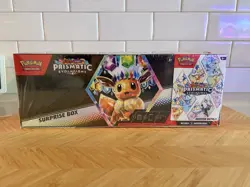 Pokemon Prismatic Evolutions Surprise Box And Booster Bundle Sealed *exclusive* - Image 1