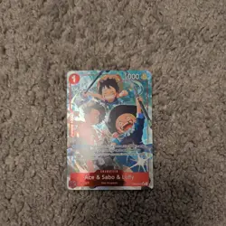 Ace & Sabo & Luffy Alt Art OP13-007 Carrying On His Will One Piece TCG - Image 1