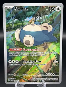 Pokemon Snorlax 051 SV: Scarlet & Violet Promo Cards Holo Near Mint - Image 1