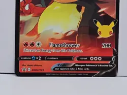Pokemon Card Lance’s Charizard V SWSH133 Celebrations Black Star Promo - Image 4