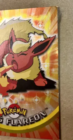 Pokemon #136 Flareon Holo Foil Topps 2000 TV Animation Edition Series 3 Card - Image 4