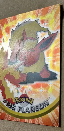 Pokemon #136 Flareon Holo Foil Topps 2000 TV Animation Edition Series 3 Card - Image 5