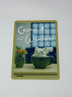 Cosmo Wanderer Yellow Pluto Village Vulpix Vlupix 36/36 Fan Art 1st Edition Card - Image 2