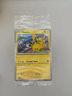 Pokemon TCG Pikachu SVP 190 Black Star 2024 World Championship Promo Card SEALED - Image 1