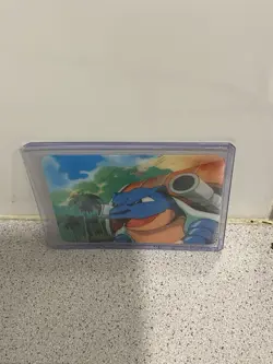 Pokemon Blastoise Lenticular Promo Card #28 Pioneer Viz Video *NM* - Image 2