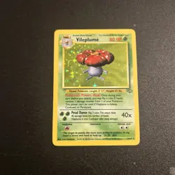 Pokemon TCG Vileplume 15/64 Holo Rare Unlimited Card Jungle 1999 - Image 1