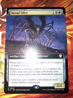 Dread Tiller (Extended Art) Commander: Lorwyn Eclipsed Regular - Image 1
