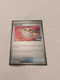 Pokemon STAFF Ultra Ball European International Championships Promo 131/132 - Image 1