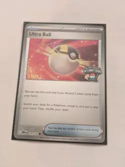 Pokemon STAFF Ultra Ball European International Championships Promo 131/132 - Image 5