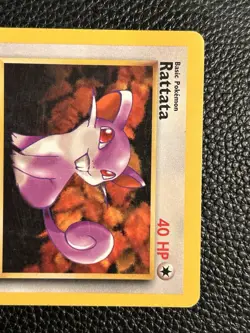 Pokemon TCG Rattata 66/82 1st Edition Team Rocket LP - Image 2
