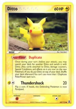 Heavily Played Ditto - 63/113 - Common Pokemon Delta Species - Image 1