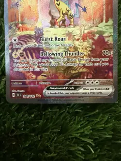 Pokemon Raging Bolt ex SV05 Temporal Forces 208/162 Full Art Holo Rare HP 240 - Image 3