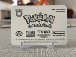 1998 Pokemon #PIKA-0027D/DVD Gyarados (3D Lenticular) Viz Video - Pioneer NM - Image 2