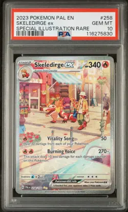 2023 Pokemon SV Skeledirge ex Special Illustration Rare #258/193 PSA 10 - Image 1