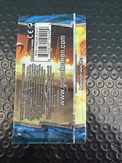 1x Pokemon Platinum Rising Rivals Empty Booster Pack Houndoom Art WRAPPER ONLY - Image 2