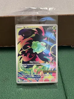 Pokemon TCG: Illustration Rare Bulbasaur Mega Evolution Promo #133/132 NM Sealed - Image 2