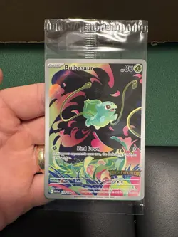 Pokemon TCG: Illustration Rare Bulbasaur Mega Evolution Promo #133/132 NM Sealed - Image 4