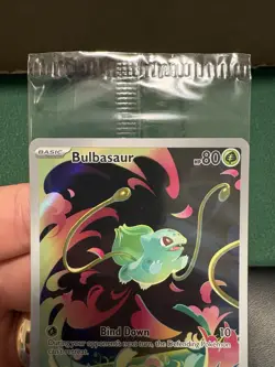 Pokemon TCG: Illustration Rare Bulbasaur Mega Evolution Promo #133/132 NM Sealed - Image 5