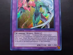 Yugioh - Elemental Hero Flame Wingman LCGX-EN045 Secret Rare 1st Edition - Image 3
