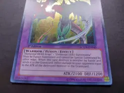 Yugioh - Elemental Hero Flame Wingman LCGX-EN045 Secret Rare 1st Edition - Image 5