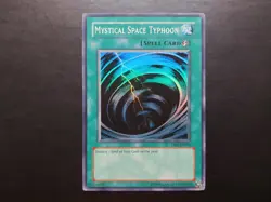 Yugioh - Mystical Space Typhoon DB1-EN031 Super Rare - Image 1