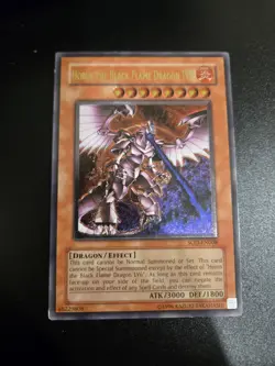 Yugioh - Horus the Black Flame Dragon LV8 SOD-EN008 Ultimate Rare - Image 1