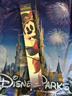 🔥 Disney Lorcana Parks Exclusive ICONIC Mickey & Minnie FOIL PLAYMAT SEALED! 🔥 - Image 1