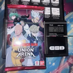 Heavy 25.82g Union Arena Sealed One Punch Man Booster Pack - Image 1