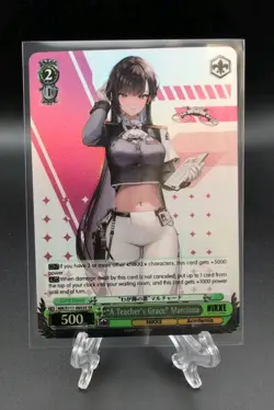 Weiss Schwarz Nikke S117-E053S SR "A Teacher's Grace" Marciana FOIL English - Image 1