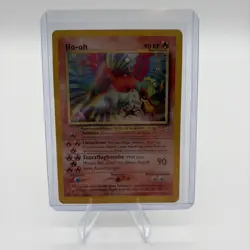 Ho-Oh Neo Revelation 7/64 Holo German Pokemon TCG Card Heavily Played HP - Image 1
