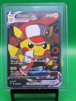 Pikachu X Ash - Pokemon Cosplay Card Holo - Image 1