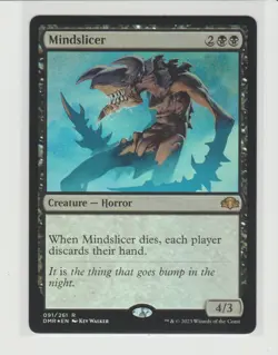Mindslicer Foil Rare Magic MtG Card DMR 091 - Image 1