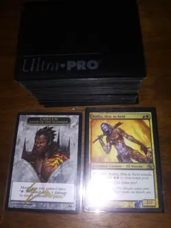 MTG 100 Card RADHA, HEIR To KELD Fire Elves Gruul Commander DECK Rush Signatures - Image 1