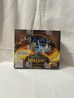 WOW TCG sealed booster box HEROES OF AZEROTH 24 packs with 15 game cards each - Image 1