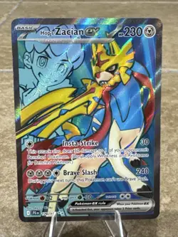 Hops Zacian ex 176/150 Journey Together (JTG) NM Full Art Pokemon Card NM - Image 1