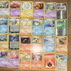 Pokemon TCG 40 Card Lot Pikachu Charmander Ninetales Totodile blastoise - Image 2