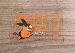 POKABU (Tepig) Pokemon × PRONTO CAFE PROMO Clear Card Japan 2025 - US Seller - Image 1
