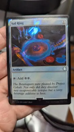 1x Sol Ring Surge Foil PIP NM - MTG Magic Fallout x1 - Image 1