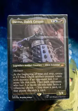 Universes Beyond Doctor Who Masters Of Evil Commander Deck (Naked Aka Deck Only) - Image 1