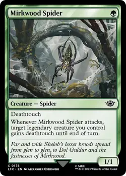 MTG Mirkwood Spider Lord of the Rings C Creature Spider NM - Image 1