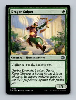 Dragon Sniper Tarkir: Dragonstorm Non-Foil MTG NM - Image 1