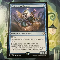 MTG - Flitterwing Nuisance - Lorwyn Eclipsed NM/M Condition Regular R - Image 1