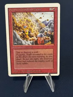 MTG - Magic The Gathering - Dwarven Demolition Team- Unlimited - LP/EX! - Image 1