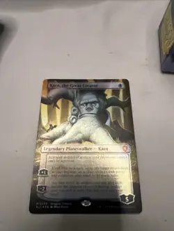 Karn, the Great Creator (Borderless Foil) Mythic MTG Bloomburrow Commander - Image 1