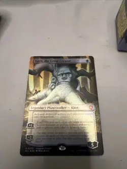Karn, the Great Creator (Borderless Foil) Mythic MTG Bloomburrow Commander - Image 2
