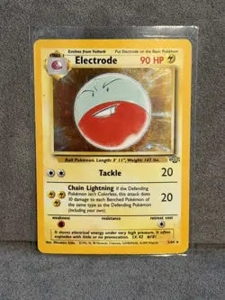 Pokemon TCG Electrode Holo Rare Jungle 2/64 - Image 1